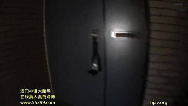 JAV IPZ-339 Asian woman in tight dress at door, seductive tease