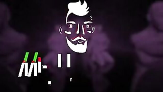 Ebony lesbians tribbing pussies closeup stylized art