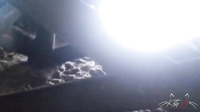 Kitty Jaguar fucked hard on beach in bright sunlit outdoor scene