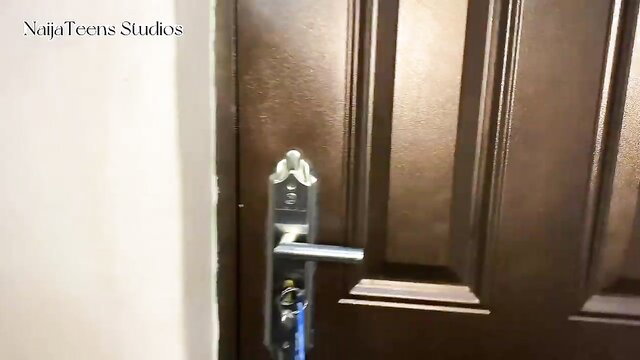 NaijaTeens Studio door lock closeup thumbnail