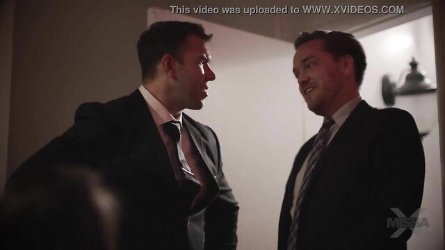 Hime Marie with boss in suits, tense doorway talk - MissaX