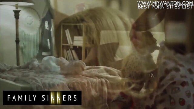 Kenzie Reeves in bed with stepbro Nathan Bronson Family Sinners