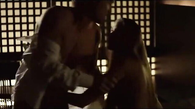 Silvie Deluxe intense embrace in Burning 2013 adult scene