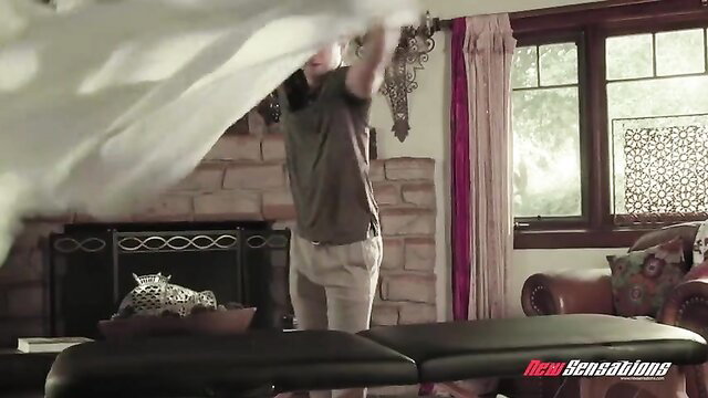 Angela White Oiled Up in Ribald Fuck Session - New Sensations