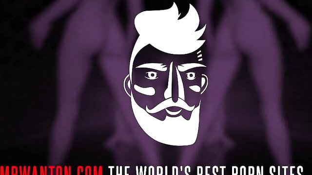 Mansionton purple logo: bearded man face, world's best porn sites promo