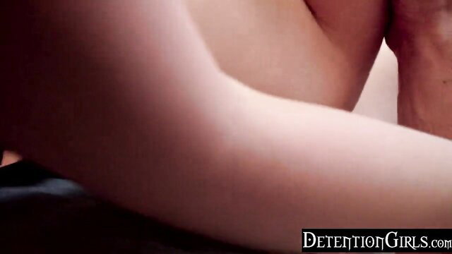 Haley Reed nude armpit exposed in steamy DetentionGirls scene