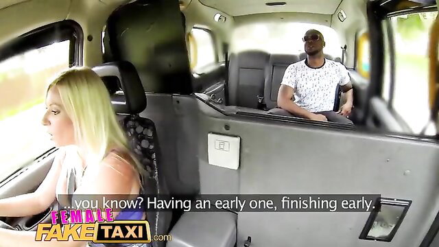 Michelle Thorne blond in Fake Taxi early ride seduction