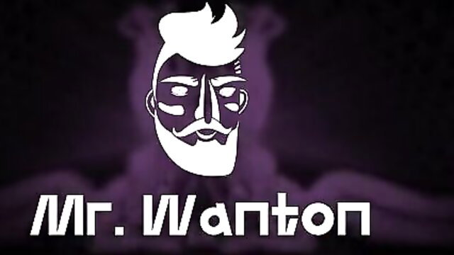 Mr. Wantonton stylized logo thumbnail for fucking my old woman 2 adult video