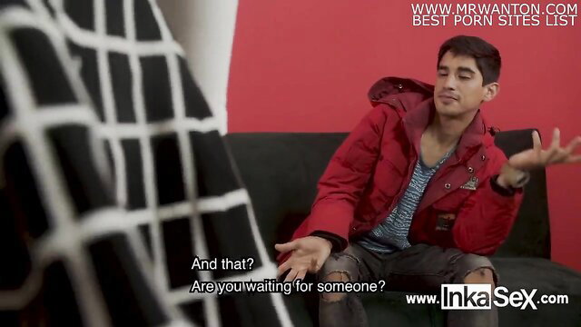 Mom questions son waiting for Venezuelan employee in tense InkaSex scene