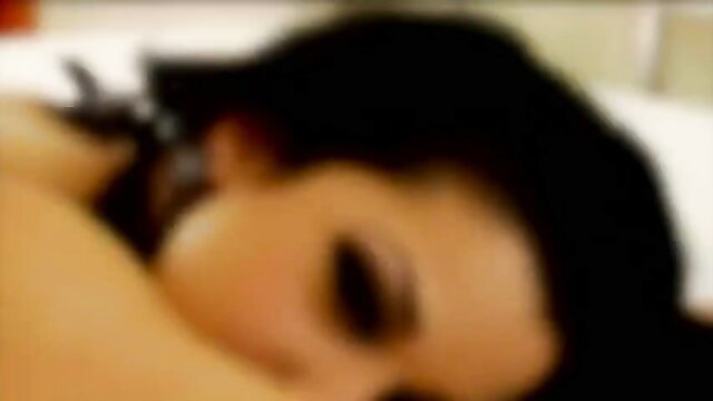 Abella Anderson asleep in black lingerie, seductive closeup