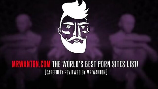 MrWanton logo: Stylized bearded man on purple background, best porn sites list