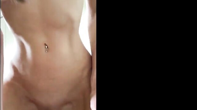 Charlotte Star nude abs navel piercing closeup