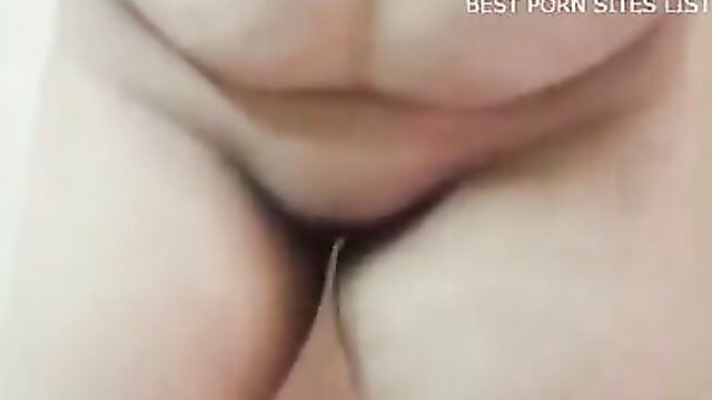 Arab amateur closeup of wet shaved pussy lips spread wide open