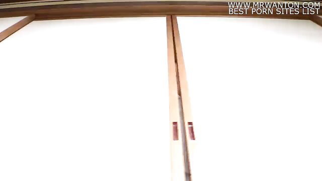 Hot Japanese office lady squirts in shared room on business trip