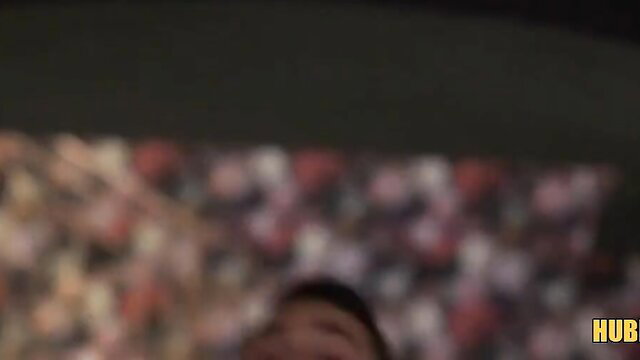 Raul Costa with Alexis Crystal & May Thai threesome at party