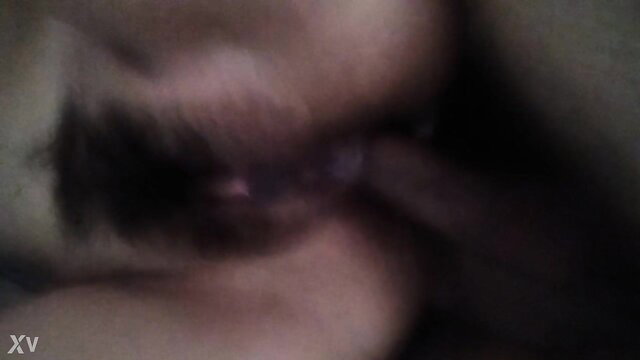 Blurry closeup of intense anal penetration in hardcore ass fuck scene