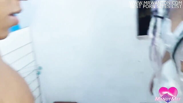 Hot Brazilian amateur anal creampie with hung construction worker