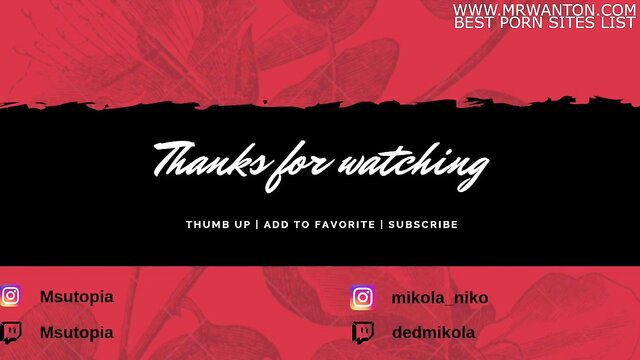 Msutopia thanks for watching adult video thumbnail - thumb up subscribe