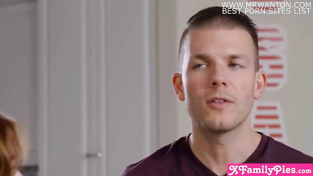 Stepbro Maddi Collins, Jesse Saint, Lulu Chu suck and fuck