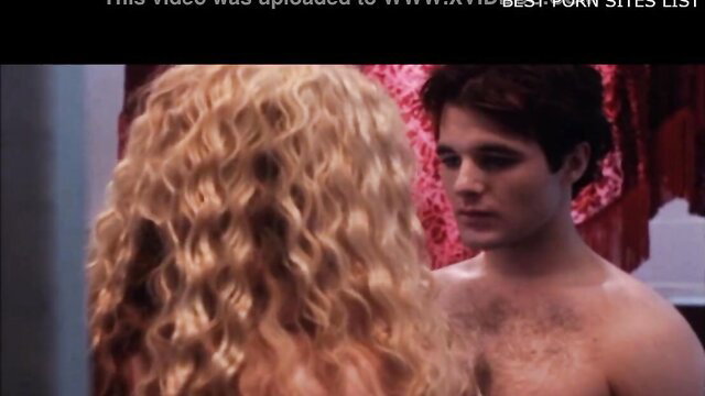 Sara Rue in steamy topless embrace with shirtless hunk from Gypsy 83