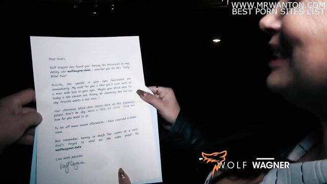 Dirty Priscilla reads Wolf Wagner's filthy letter craving pounding