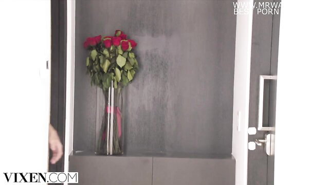 VIXEN best friends share everything red roses elegant boudoir thumbnail