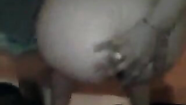 Algerian amateur busty beauty squeezing huge pale tits closeup