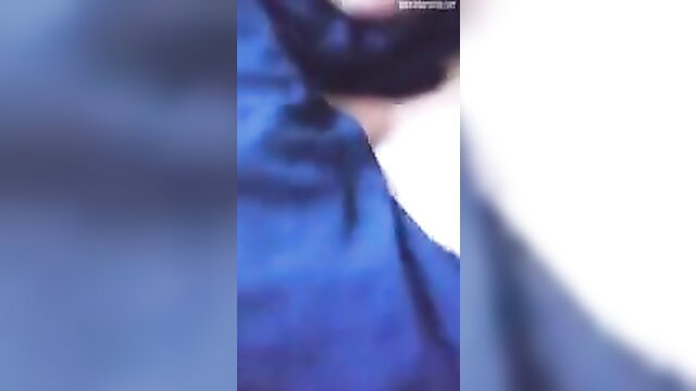 Blurry Farida in blue lingerie exposing tits, amateur Egypt Tango xHamster