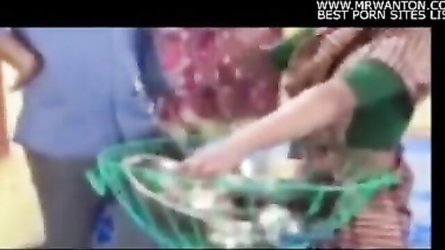 Indian vendor woman forced fucked by man while selling utensils