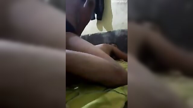 Desi wife anal eggplant insertion, bent over closeup