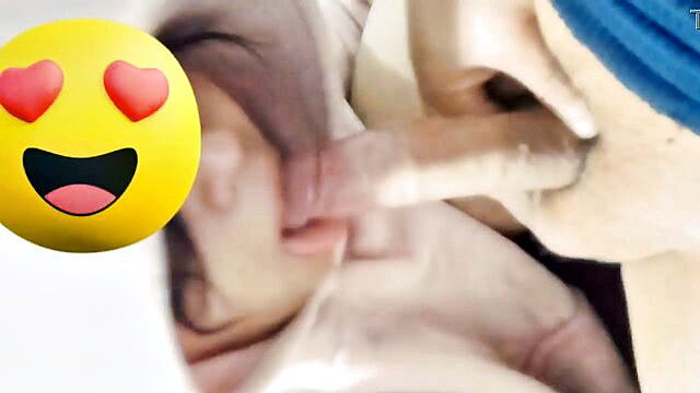 Amateur wife sucks husband's cock closeup blowjob