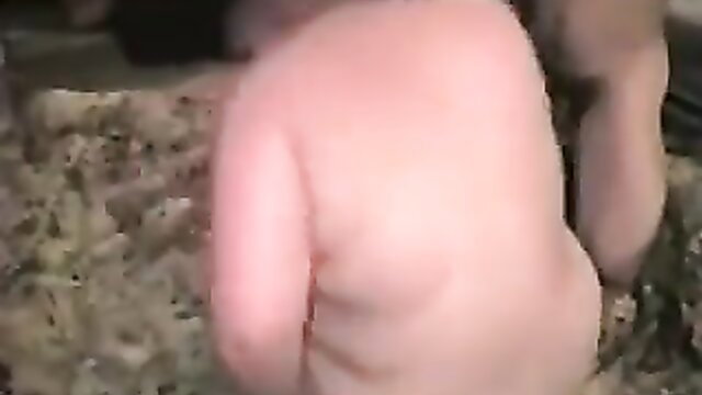 Nude amateur girl bent over showing plump pink pussy and ass closeup