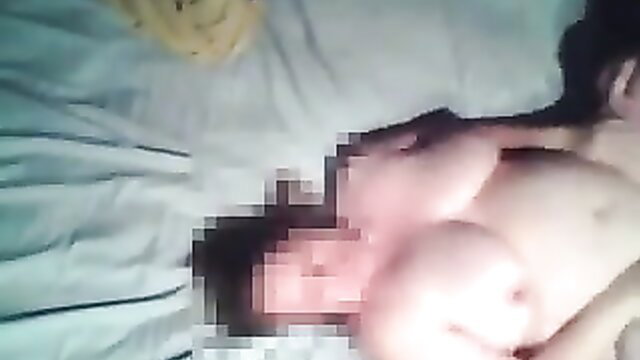 Amateur Asian wife loud moaning closeup tits and pussy tease