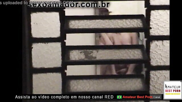 Hot amateur neighbor nude in bathroom peeking through bars