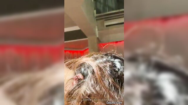 Poonam Pandey closeup cumshot on hair and face in hot sex tape