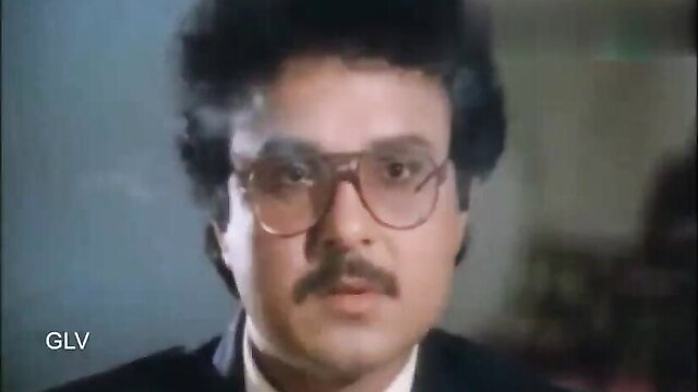 Mature Indian man with mustache and glasses in suit, Silk porn thumbnail