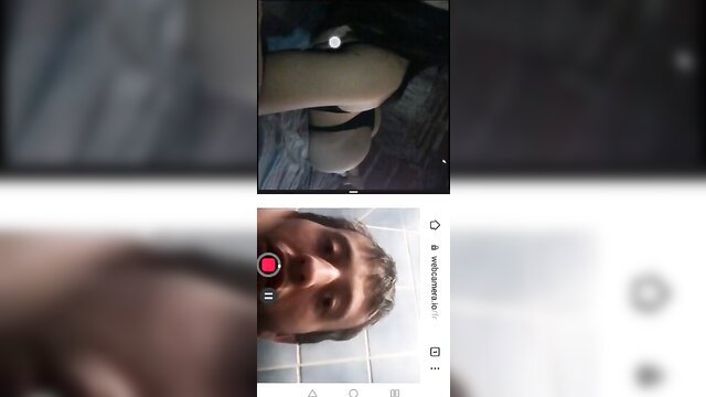 Amateur POV guy filming woman's arm and high heel foot on bed