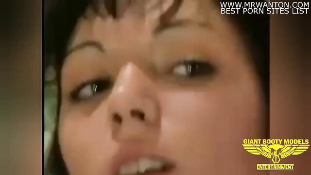 Closeup of Asian woman's face with wet hair in hairy asshole porn thumbnail