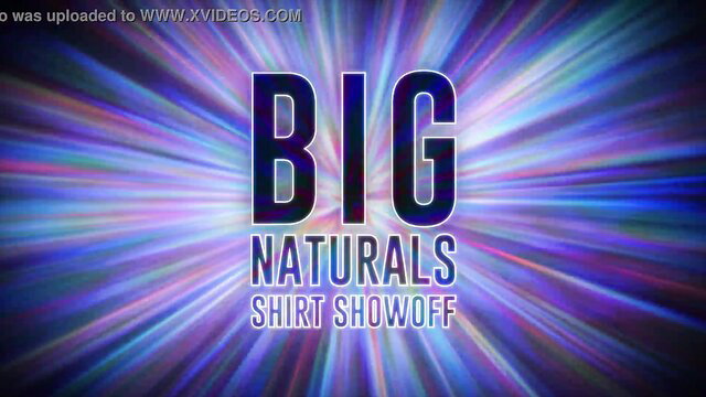 Codi Vore big naturals shirt showoff tease