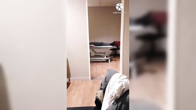 Blurry doctor's office scene with patient on bed, mysterious exam