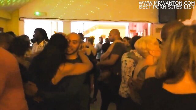 White girls grinding on black men in sexy Kizomba dance party