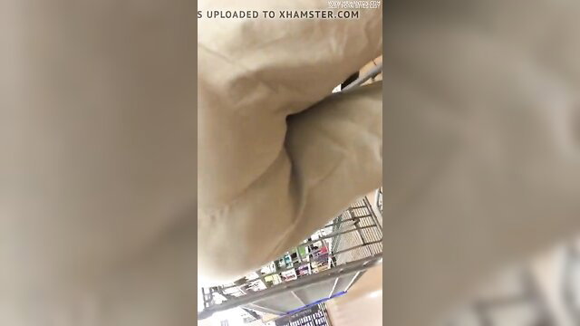 Granny closeup in dishwasher with white fabric, mature tease