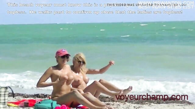 Savana Styles nude at beach, blonde exhibitionist wife teases upskirt