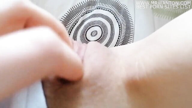 Super hot teen perfect body closeup wet pussy masturbation