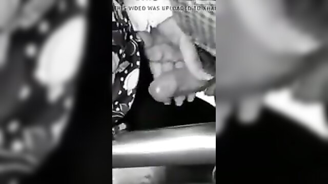 Woman groping hard cock in encoxada public tease