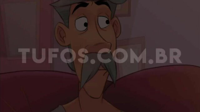 Aninha's shocked elderly man in House of Sacanas night scene