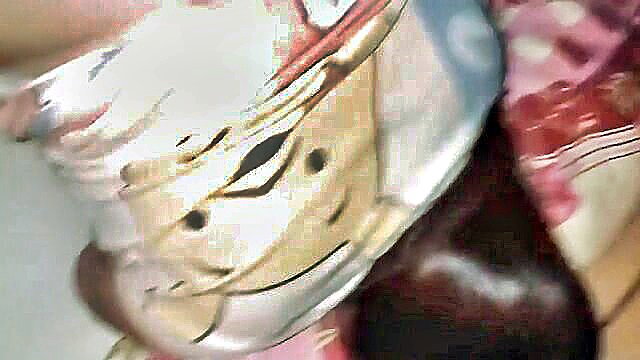 Stepson fucks hot mom in pink lingerie closeup action