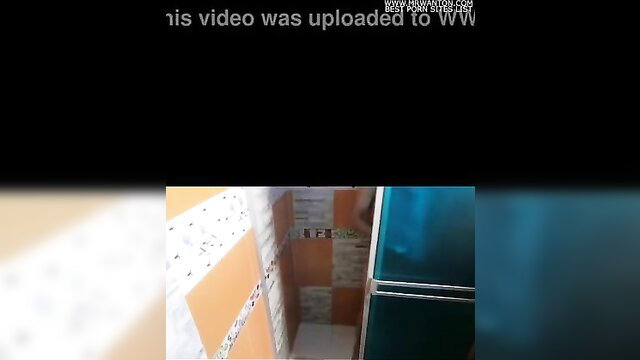 Brother's girlfriend seduces in kitchen, amateur Indian POV tease