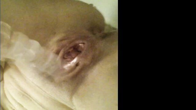 Closeup of swollen gaping pussy after gangbang weekend