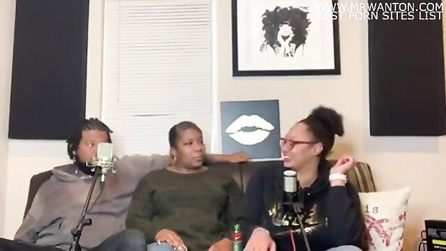 Black amateur threesome podcast interview with curvy ebony women